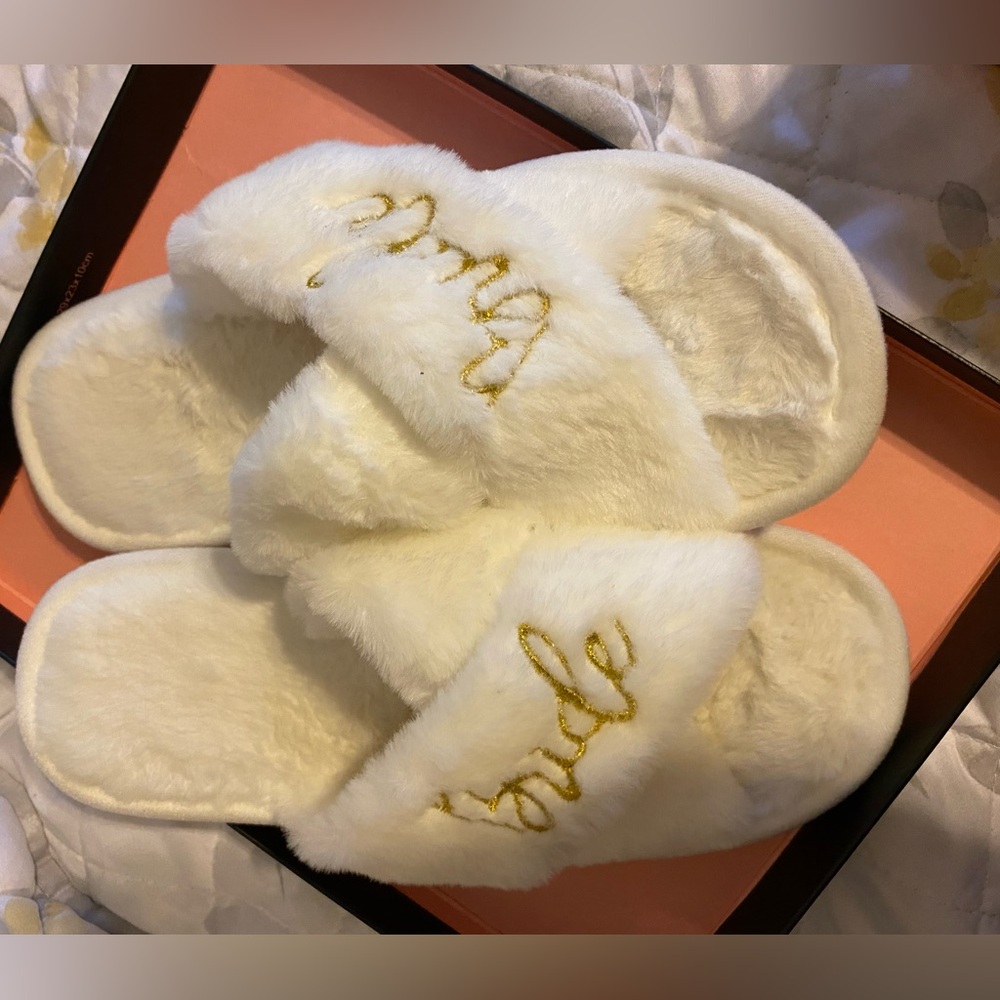 Bride flip flops